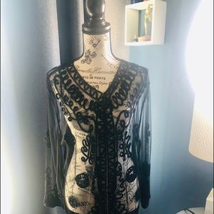 Formal transparent jacket night